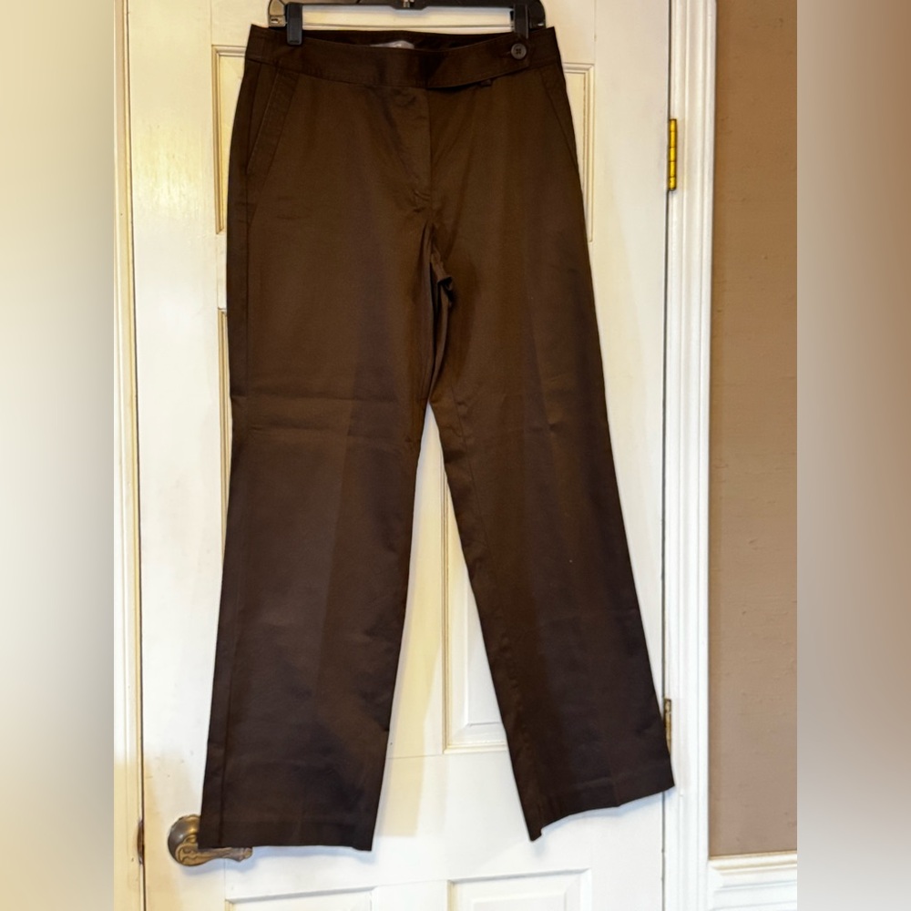 Liz Claiborne Brown Straight Leg Pants